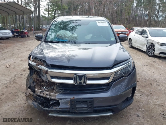 2022 Honda Pilot EX-L with VIN 5FNYF6H54NB009670, listed as a IAAI auction lot 41724302 with 32,690 mi miles. Bid and sale history available at carsss.com. Image 12.