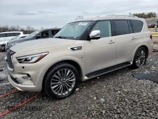 2018 Infiniti QX80 with VIN JN8AZ2ND6J9840741, listed as a Copart auction lot 42386455 with 180,772 mi miles and Salvage Title. Bid and sale history available at carsss.com. Image 1.