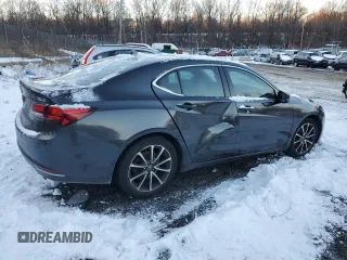 2015 Acura TLX V6 Advance with VIN 19UUB2F76FA012167, listed as a Copart auction lot 86763964 with 176,321 mi miles and Salvage Title. Bid and sale history available at carsss.com. Image 3.