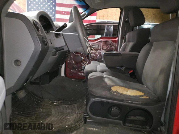 2004 Ford F-150 XLT with VIN 1FTRW14W04KB68404, listed as a Copart auction lot 56980045 with 171,584 mi miles and Salvage title. Bid and sale history available at DreamBid. Image 7.
