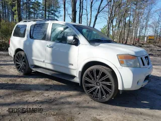 2008 Nissan Armada SE z VIN 5N1AA08D28N631996, wystawiony jako IAAI lot #41743597 z przebiegiem 260 071 mil mil oraz . Historia ofert i sprzedaży dostępna na DreamBid. Obrazek 1.