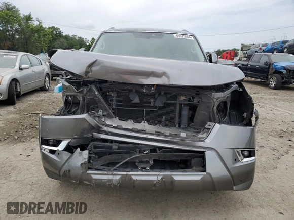 2021 Nissan Armada SL with VIN JN8AY2BA9M9372649, listed as a Copart auction lot 63675084 with 76,450 mi miles and Salvage Title. Bid and sale history available at carsss.com. Image 5.