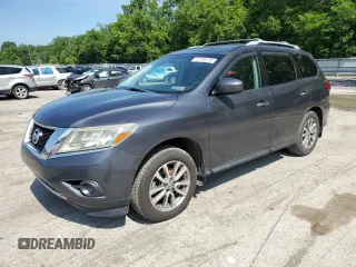 2014 Nissan Pathfinder Platinum with VIN 5N1AR2MM0EC653996, listed as a Copart auction lot 62788795 with 128,456 mi miles and Clean title. Bid and sale history available at DreamBid. Image 1.