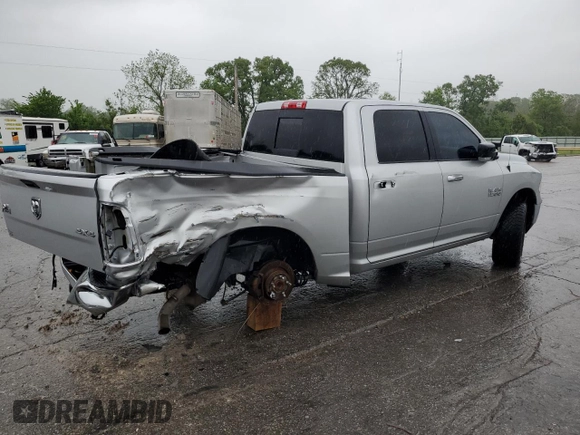 2014 Ram 1500 Big Horn with VIN 1C6RR7LG9ES145278, listed as a Copart auction lot 55737285 with 133,773 mi miles and Salvage title. Bid and sale history available at DreamBid. Image 3.