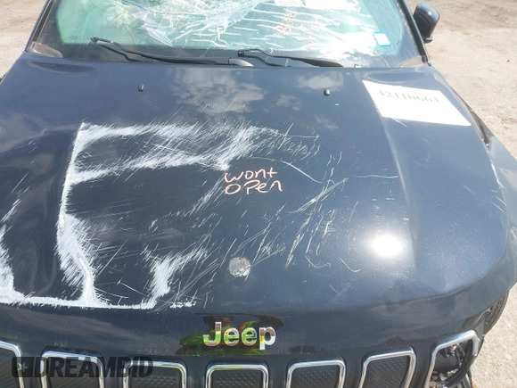 2022 Jeep Compass Latitude with VIN 3C4NJCBB6NT229649, listed as a IAAI auction lot 42110664 with 19,866 mi miles and . Bid and sale history available at DreamBid. Image 10.