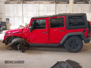 2017 Jeep Wrangler Unlimited Sport with VIN 1C4BJWDG0HL597113, listed as a IAAI auction lot 41764073 with 96,531 mi miles. Bid and sale history available at carsss.com. Image 15.