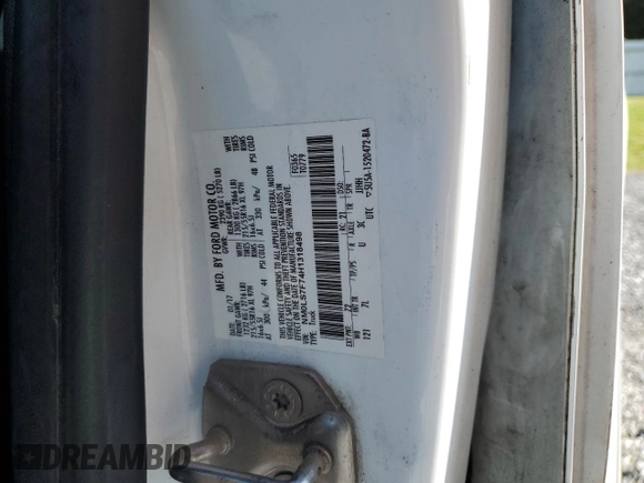 2017 Ford Transit Connect XLT with VIN NM0LS7F74H1318498, listed as a Copart auction lot 53288035 with 183,915 mi miles and Salvage title. Bid and sale history available at DreamBid. Image 13.