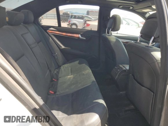 2010 Mercedes-Benz C 350 Sport with VIN WDDGF5GB9AR114616, listed as a Copart auction lot 62102435 with 186,707 mi miles and Clean title. Bid and sale history available at DreamBid. Image 10.