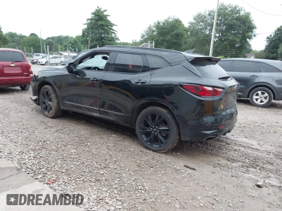 2021 Chevrolet Blazer RS with VIN 3GNKBERS9MS553482, listed as a IAAI auction lot 42502133 with 103,077 mi miles and . Bid and sale history available at DreamBid. Image 3.
