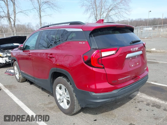 2023 GMC Terrain SLE with VIN 3GKALTEG0PL207699, listed as a IAAI auction lot 41791865 with 13,566 mi miles. Bid and sale history available at carsss.com. Image 3.