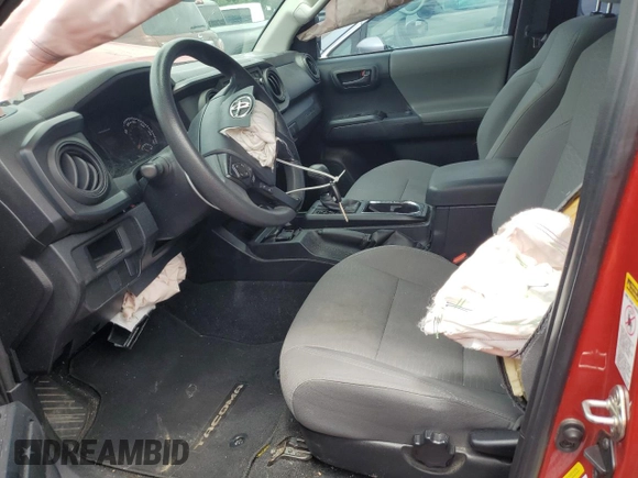 2017 Toyota Tacoma SR with VIN 5TFRX5GN2HX092247, listed as a Copart auction lot 58508895 with 76,478 mi miles and Salvage title. Bid and sale history available at DreamBid. Image 7.