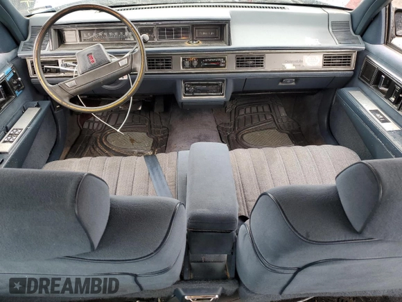 1991 Oldsmobile Delta z VIN 1G3HN54C3M1807067, wystawiony jako Copart lot #46126225 z przebiegiem 192 687 mil mil oraz Szkoda całkowita • Salvage title. Historia ofert i sprzedaży dostępna na DreamBid. Obrazek 8.