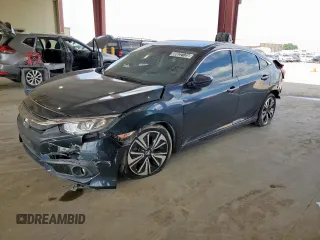 2018 Honda Civic EX-L z VIN 2HGFC1F89JH643112, wystawiony jako Copart lot #58822135 z przebiegiem 113 565 mil mil oraz Czysty tytuł • Clean title. Historia ofert i sprzedaży dostępna na DreamBid. Obrazek 1.