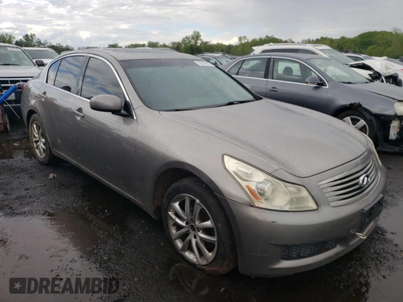 2007 Infiniti G35 G35x with VIN JNKBV61FX7M801312, listed as a Copart auction lot 55379815 with 152,316 mi miles and Salvage Title. Bid and sale history available at DreamBid. Image 4.