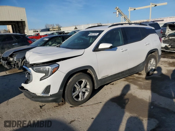 2020 GMC Terrain SLE with VIN 3GKALMEV8LL109289, listed as a Copart auction lot 46457925 with 91,511 mi miles and Salvage Title. Bid and sale history available at DreamBid. Image 1.