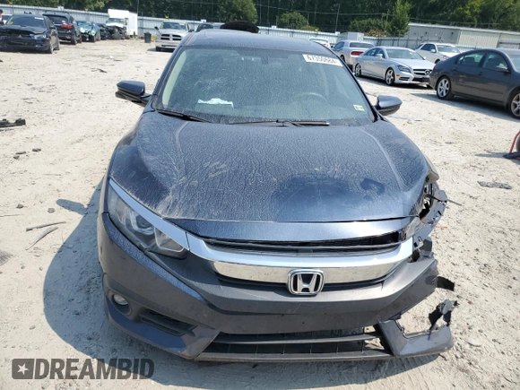 2017 Honda Civic Sedan EX-T with VIN 19XFC1F32HE026353, listed as a Copart auction lot 67350684 with 0 mi miles and Salvage Title. Bid and sale history available at carsss.com. Image 5.