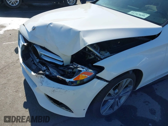 2018 Mercedes-Benz C 300 with VIN 55SWF4KB9JU244987, listed as a IAAI auction lot 41747698 with 99,959 mi miles and . Bid and sale history available at carsss.com. Image 6.