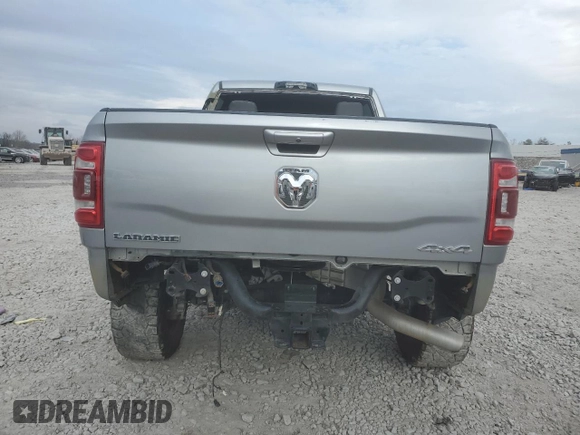 2021 Ram 2500 Laramie with VIN 3C6UR5FL7MG671289, listed as a Copart auction lot 44060965 with 90,716 mi miles and Salvage Title. Bid and sale history available at carsss.com. Image 6.