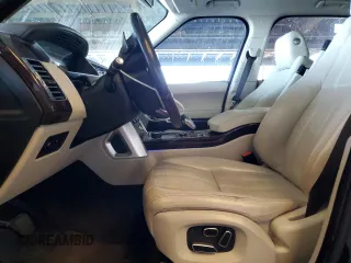 2015 Land Rover Range Rover HSE with VIN SALGS2VF9FA230844, listed as a Copart auction lot 64792135 with 90,012 mi miles and Salvage title. Bid and sale history available at DreamBid. Image 7.