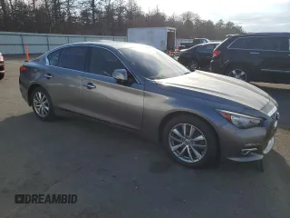 2017 Infiniti Q50 2.0t Sport with VIN JN1CV7AR2HM681807, listed as a Copart auction lot 79299294 with 61,816 mi miles and Salvage Title. Bid and sale history available at carsss.com. Image 4.