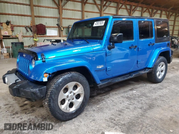 2014 Jeep Wrangler Unlimited Sahara with VIN 1C4BJWEG2EL285868, listed as a Copart auction lot 42927025 with 182,482 mi miles and Clean Title. Bid and sale history available at carsss.com. Image 1.