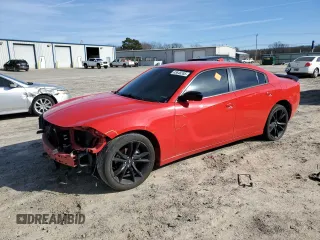 2018 Dodge Charger SXT Plus with VIN 2C3CDXHG4JH306891, listed as a Copart auction lot 45648355 with 107,710 mi miles and Salvage Title. Bid and sale history available at carsss.com. Image 1.