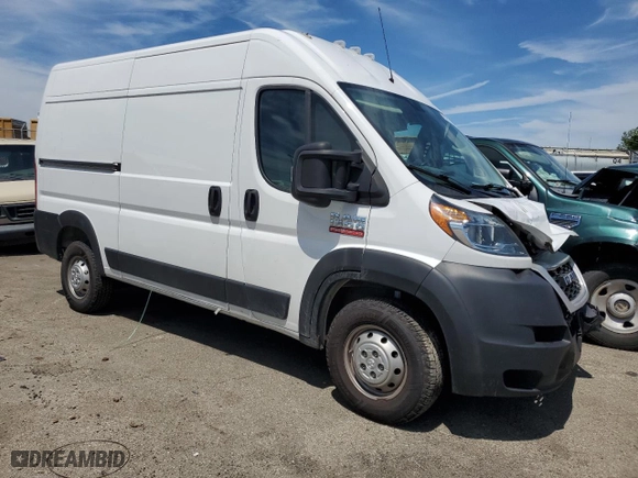 2020 Ram ProMaster Cargo Van with VIN 3C6TRVBG6LE139000, listed as a Copart auction lot 65819454 with 85,361 mi miles and Salvage Title. Bid and sale history available at carsss.com. Image 4.