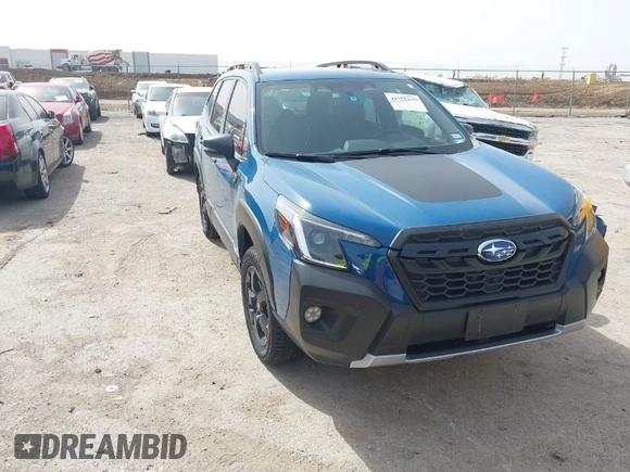 2023 Subaru Forester Wilderness with VIN JF2SKAMC2PH438173, listed as a IAAI auction lot 41751177 with 12,469 mi miles. Bid and sale history available at carsss.com. Image 1.