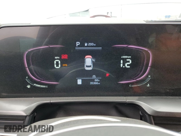 2024 Kia Telluride LX z VIN 5XYP24GC9RG482751, wystawiony jako Copart lot #62589295 z przebiegiem 35 366 mil mil oraz Szkoda całkowita • Salvage title. Historia ofert i sprzedaży dostępna na DreamBid. Obrazek 9.
