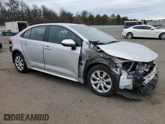 2024 Toyota Corolla LE with VIN 5YFB4MDE2RP130469, listed as a Copart auction lot 53644365 with 16,320 mi miles and Salvage Title. Bid and sale history available at carsss.com. Image 4.