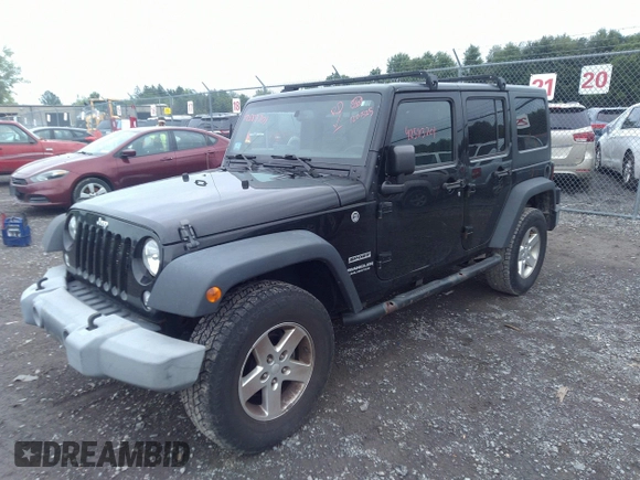 2016 Jeep Wrangler Unlimited Sport z VIN 1C4BJWDGXGL206502, wystawiony jako IAAI lot #42583701 z przebiegiem 120 525 mil mil oraz . Historia ofert i sprzedaży dostępna na DreamBid. Obrazek 17.