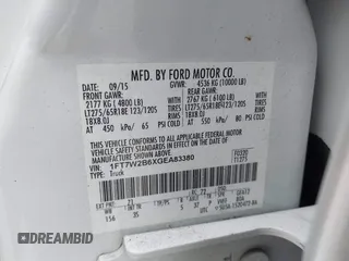2016 Ford F-250 Lariat with VIN 1FT7W2B6XGEA83380, listed as a IAAI auction lot 41623871 with 193,431 mi miles and . Bid and sale history available at DreamBid. Image 9.