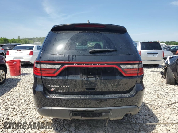 2021 Dodge Durango SXT Plus with VIN 1C4RDJAG1MC643653, listed as a Copart auction lot 57012514 with 62,939 mi miles and Non repairable. Bid and sale history available at DreamBid. Image 6.