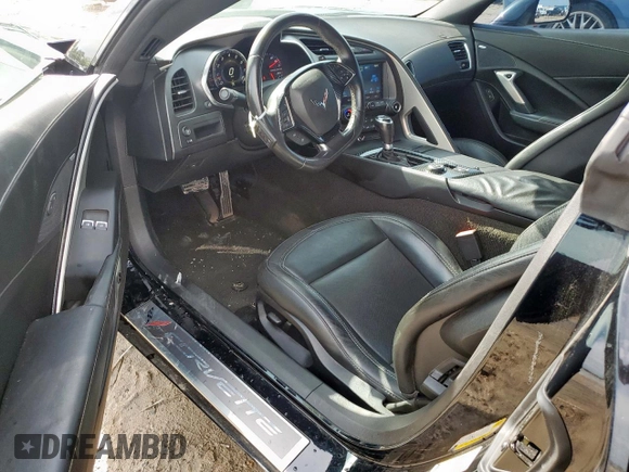 2016 Chevrolet Corvette 1LT with VIN 1G1YB2D70G5113811, listed as a Copart auction lot 59750785 with 50,994 mi miles and Salvage title. Bid and sale history available at DreamBid. Image 8.