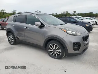 2019 Kia Sportage EX with VIN KNDPN3AC2K7543385, listed as a Copart auction lot 41028910 with 18,071 mi miles and Salvage title. Bid and sale history available at DreamBid. Image 4.