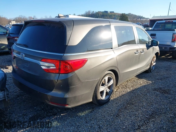 2019 Honda Odyssey EX with VIN 5FNRL6H50KB097321, listed as a IAAI auction lot 40964249 with 163,922 mi miles and . Bid and sale history available at DreamBid. Image 4.