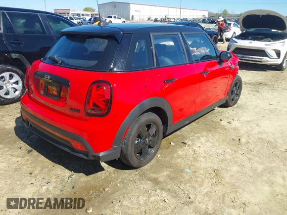 2024 MINI Hardtop 4 Door Cooper Classic with VIN WMW33DK00R2V40133, listed as a IAAI auction lot 41801763 with 9,607 mi miles and . Bid and sale history available at DreamBid. Image 4.