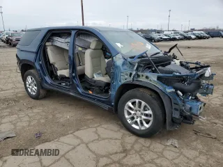 2022 Chevrolet Traverse LS with VIN 1GNERFKW4NJ118884, listed as a Copart auction lot 51733765 with Not provided miles and Non repairable. Bid and sale history available at DreamBid. Image 4.