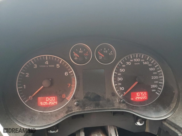 2008 Audi A3 with VIN WAUHF68P38A138883, listed as a Copart auction lot 84471954 with 294,220 mi miles and Clean Title. Bid and sale history available at carsss.com. Image 9.