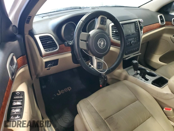 2013 Jeep Grand Cherokee Limited with VIN 1C4RJEBG1DC636555, listed as a Copart auction lot 45162925 with 0 mi miles and Salvage Title. Bid and sale history available at carsss.com. Image 8.