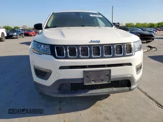 2017 Jeep Compass Sport с VIN 3C4NJCAB0HT661093, выставлен на аукционе Copart как лот 52302685 с пробегом 156 903 миль миль и Списание • Salvage title. История ставок и продаж доступна на DreamBid. Изображение 5.