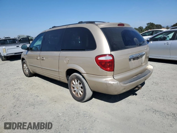 2001 Chrysler Town & Country LXi with VIN 2C8GT54L31R100381, listed as a Copart auction lot 72474224 with 246,308 mi miles and Salvage Title. Bid and sale history available at DreamBid. Image 2.