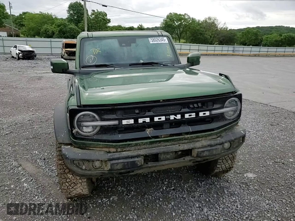 2023 Ford Bronco z VIN 1FMDE5CP1PLB73958, wystawiony jako Copart lot #58026345 z przebiegiem Nie podano mil oraz Szkoda całkowita • Salvage title. Historia ofert i sprzedaży dostępna na DreamBid. Obrazek 13.
