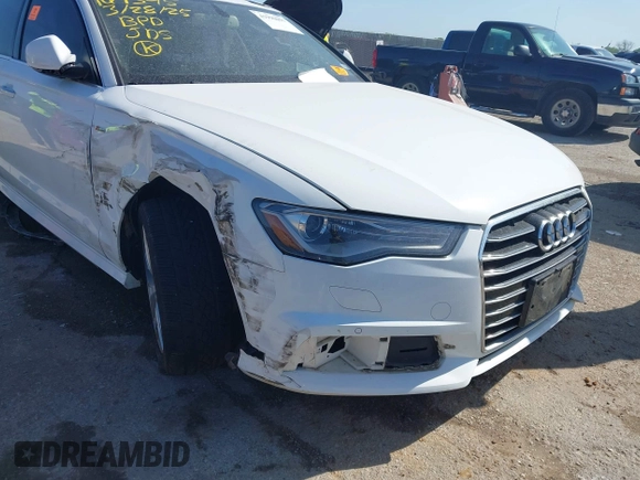2018 Audi A6 Premium with VIN WAUC8AFC0JN098123, listed as a IAAI auction lot 41990057 with 1 mi miles. Bid and sale history available at carsss.com. Image 6.