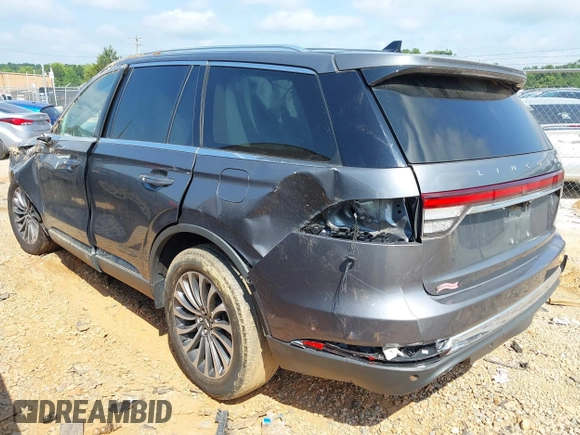 2022 Lincoln Aviator Reserve with VIN 5LM5J7WC7NGL00526, listed as a IAAI auction lot 42621456 with 55,708 mi miles and . Bid and sale history available at DreamBid. Image 3.