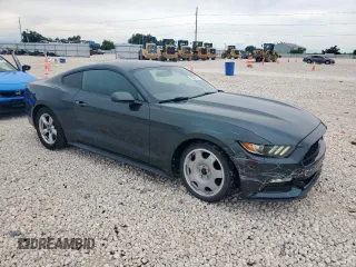 2015 Ford Mustang V6 with VIN 1FA6P8AM3F5328827, listed as a Copart auction lot 60254335 with 130,552 mi miles and Salvage title. Bid and sale history available at DreamBid. Image 4.