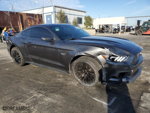 2016 Ford Mustang GT with VIN 1FA6P8CF8G5323395, listed as a Copart auction lot 45343475 with 34,559 mi miles and Salvage Title. Bid and sale history available at carsss.com. Image 4.