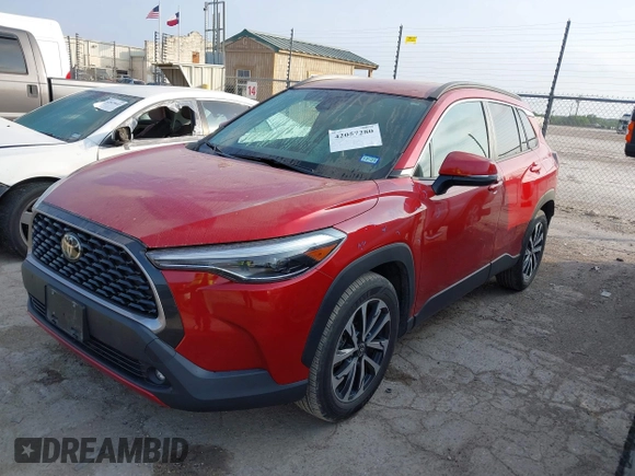 2022 Toyota Corolla Cross XLE with VIN 7MUEAAAG2NV004274, listed as a IAAI auction lot 42057280 with 21,734 mi miles and . Bid and sale history available at DreamBid. Image 17.