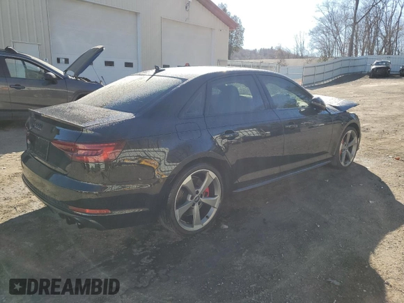 2019 Audi S4 Premium Plus with VIN WAUB4AF42KA034240, listed as a Copart auction lot 80744564 with 45,953 mi miles and Salvage Title. Bid and sale history available at carsss.com. Image 3.