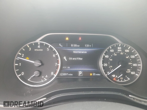 2017 Nissan Maxima S with VIN 1N4AA6AP3HC392231, listed as a Copart auction lot 77675904 with 123,897 mi miles and Salvage title. Bid and sale history available at DreamBid. Image 9.